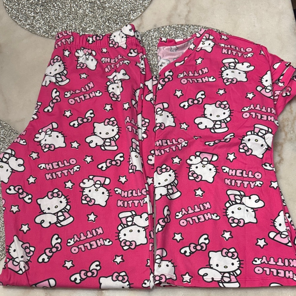 Hello kitty pajama set small